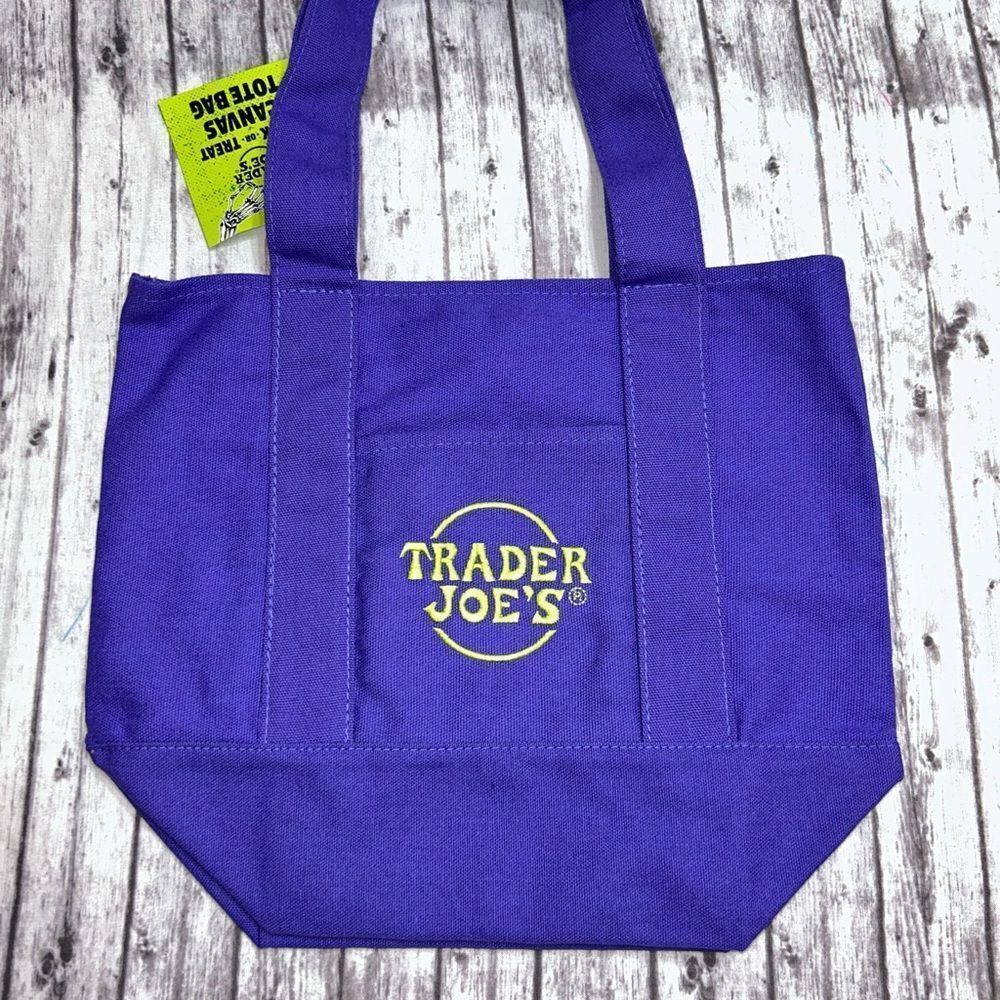 Trader Joe’s Special Edition Trick or Treat Mini Canvas Tote - Picture 2 of 2